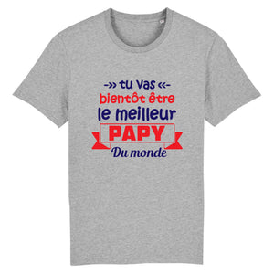 Stanley/Stella Rocker - DTG - T-shirt Je Vais être Papy, Meilleur Futur Papy