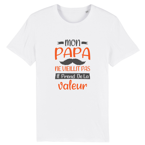 Stanley/Stella Rocker - DTG - T-shirt Papa Ne Vieillit Pas, Prend De La Valeur