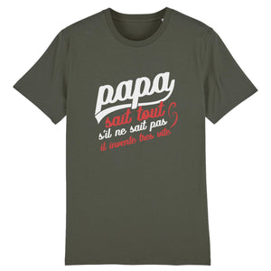Stanley/Stella Rocker - DTG - T-shirt Papa Sait Tout