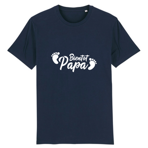 Tee-shirt bientôt PAPA, idée cadeau futur papa